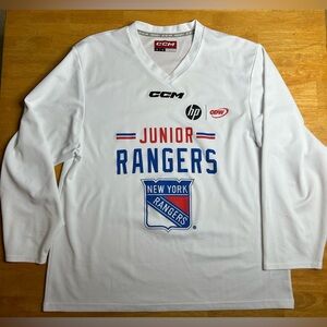 New wYork Rangers Junior Rangers CCM Practice Hockey Jersey